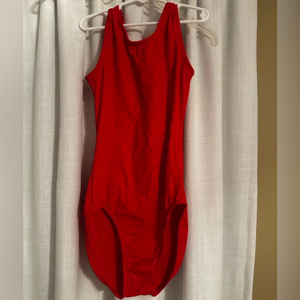 Red leotard